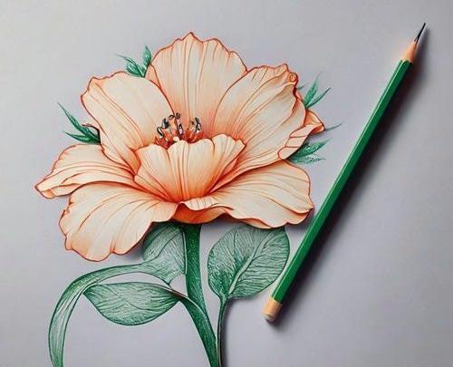 عکس گل کارتونی ساده