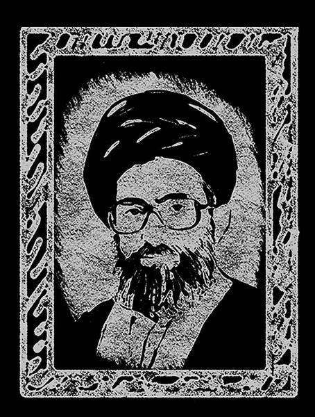 عکس سیاه سفید امام خامنه ای