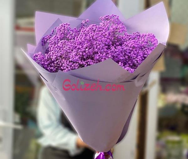 عکس گل بنفش فانتزی