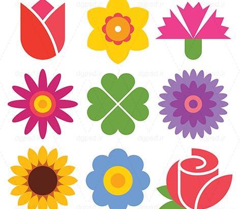 عکس گل شیپوری کارتونی