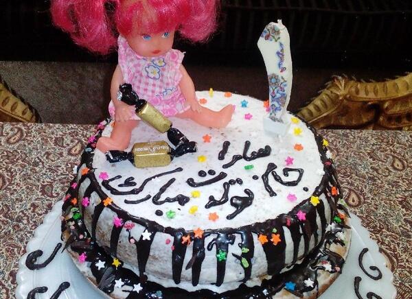 عکس تولد سارا جان تولدت مبارک