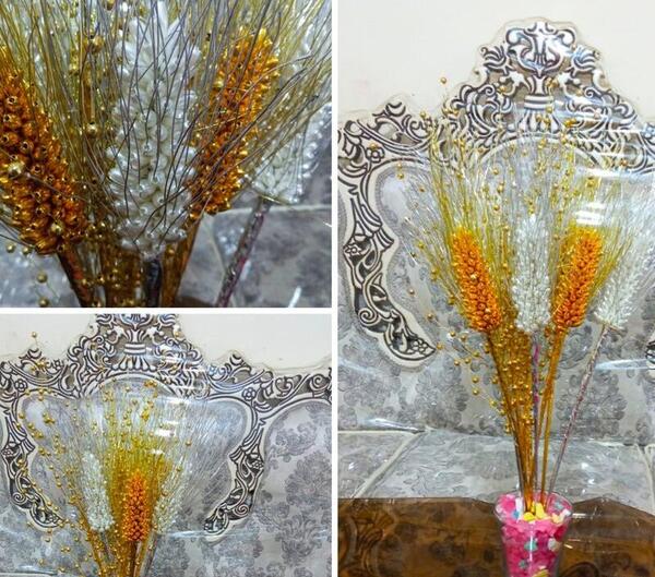 عکس گل گندمی کریستال