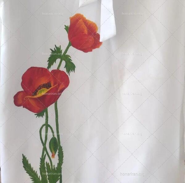 عکس گل شقایق سفید