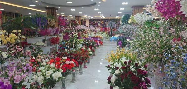 عکس گل و گلدان مصنوعی جدید