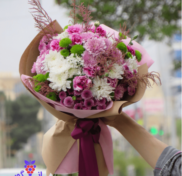 عکس گل میخک بنفش