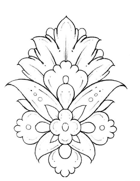 عکس گل و پروانه نقاشی