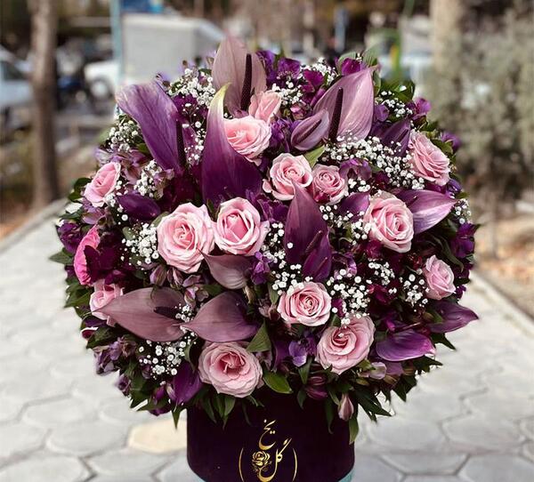 عکس سبد گل لاکچری