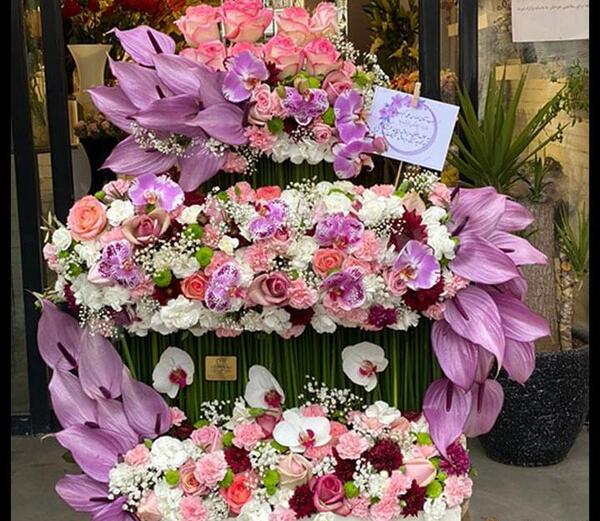 عکس سبد گل لاکچری