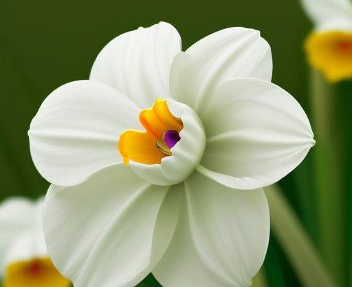 عکس دخترانه گل نرگس