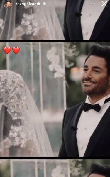 عکس عاشقانه گلزار و همسرش