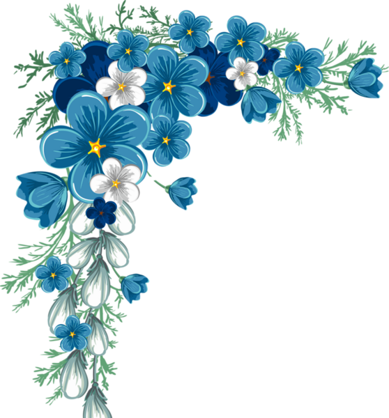 عکس حاشیه گل برای فتوشاپ