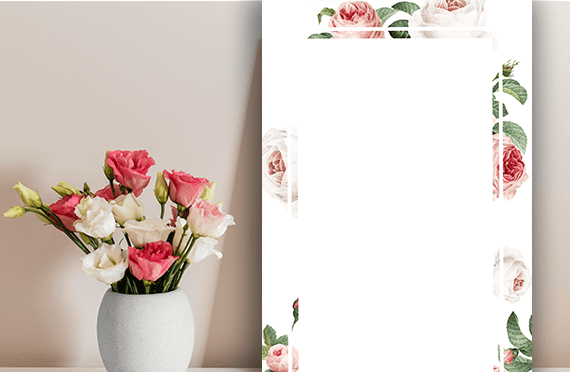 عکس حاشیه گل برای فتوشاپ