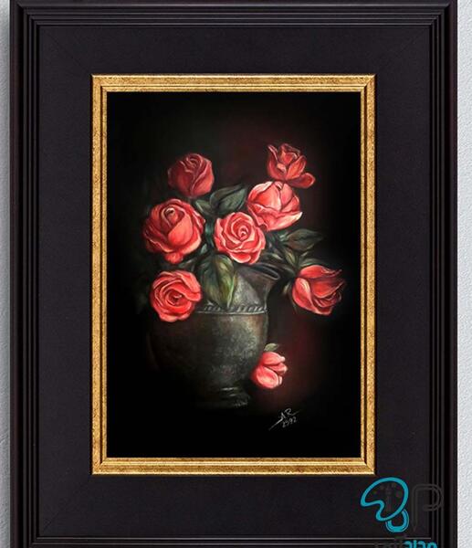 عکس گل و گلدان برای نقاشی