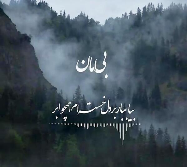 عکس غمگین از طبیعت
