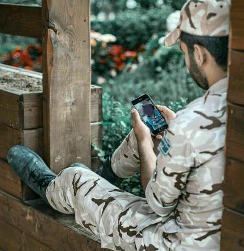 عکس سربازی عاشقانه دونفره بدون متن
