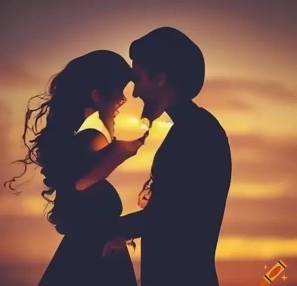 عکس عاشقانه زیر بارون دو نفره