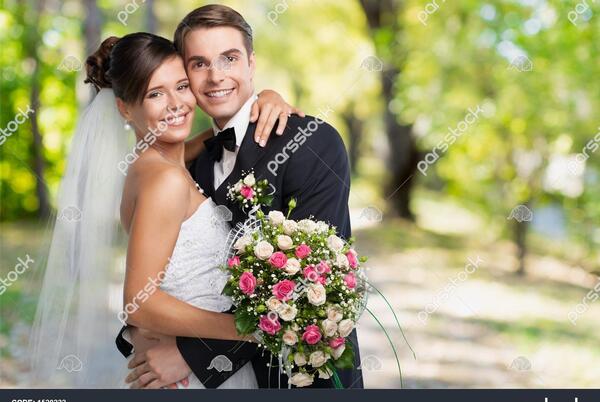 ازدواج ژست عکس عروس و داماد خارجی عاشقانه