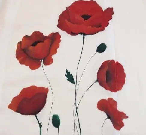 عکس گل شقایق برای نقاشی