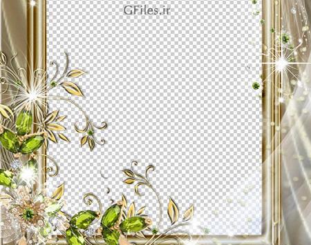 عکس های حاشیه گل دار