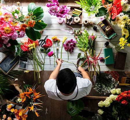 عکس گل فروشی های تهران