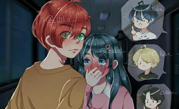 عکس های عاشقانه مرینت آدرین