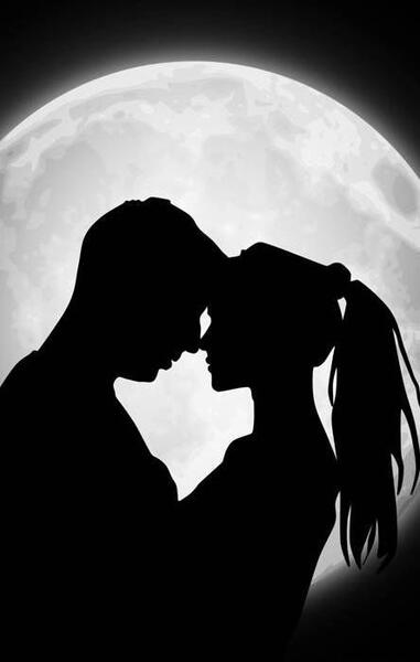 عکس نقاشی عاشقانه دو نفره ساده