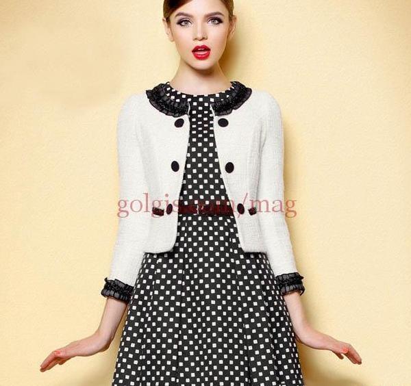 عکس ژاکت سیاه و سفید