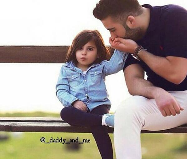 عکس های عاشقانه پدر دختری