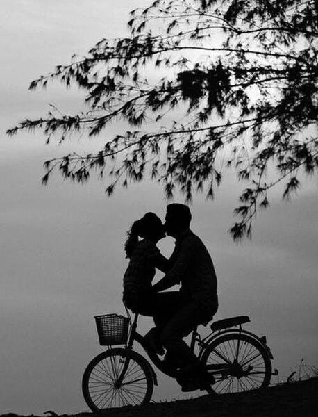 عکس هنری سیاه و سفید عاشقانه