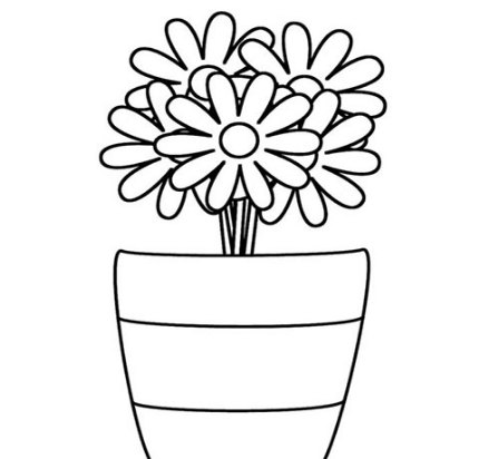 عکس گل برای نقاشی کودکان