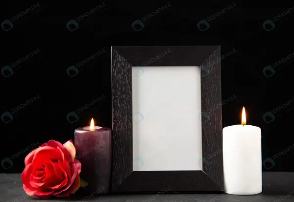عکس گل رز سیاه برای تسلیت