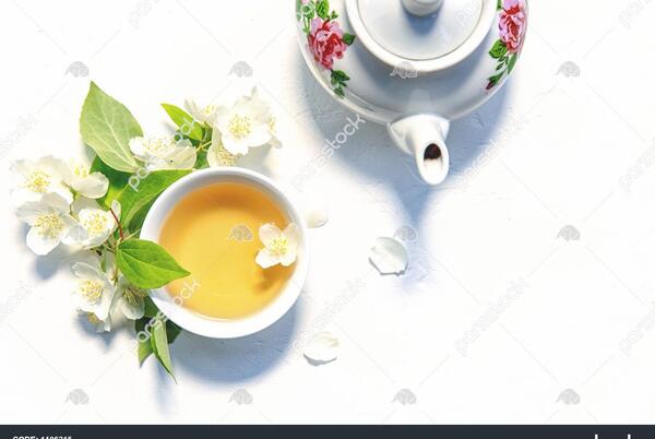 عکس چای گل یاس