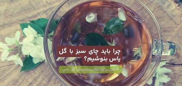عکس چای گل یاس