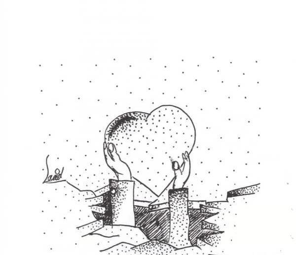 عکس طراحی عاشقانه ساده