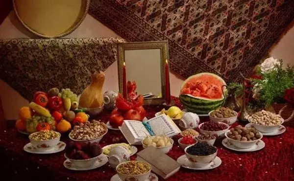 عکس های شب یلدا سفره