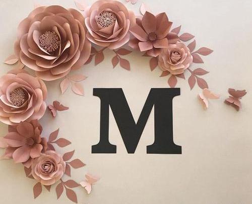 عکس عاشقانه با حرف m