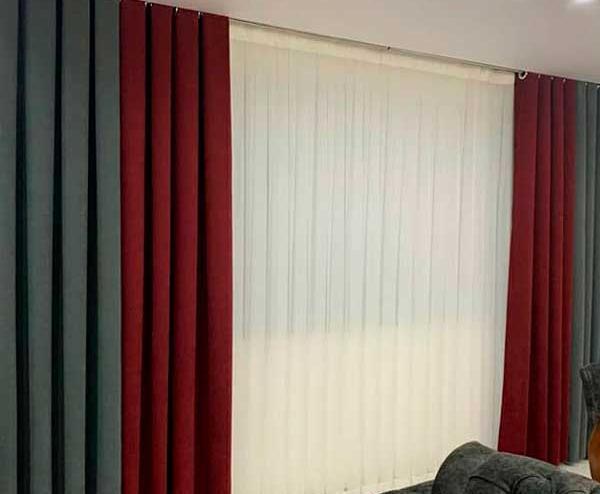 عکس مدل پردهای جدید پذیرایی پانچ