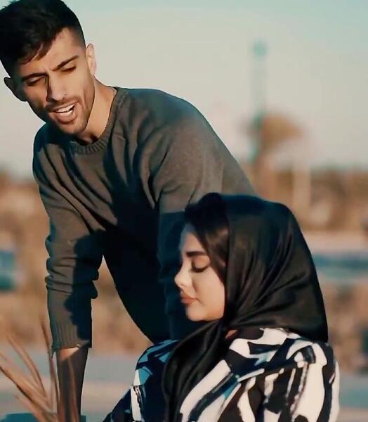 عکس عاشقانه فاطمه و محمد