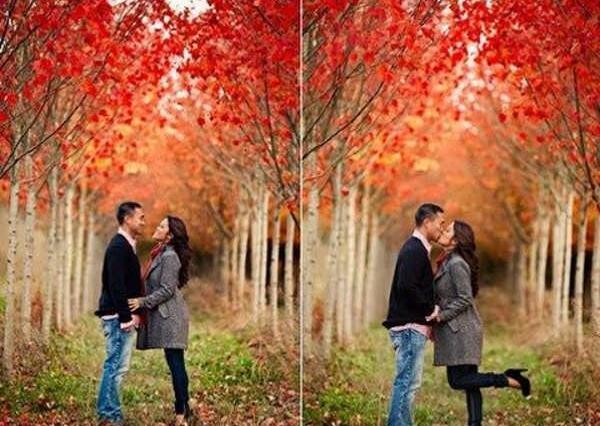 عکس عاشقانه پاییزه