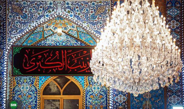 عکس سیاه پوش حرم امام حسین
