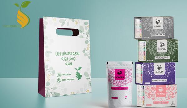 عکس دمنوش های لاغری نیوشا
