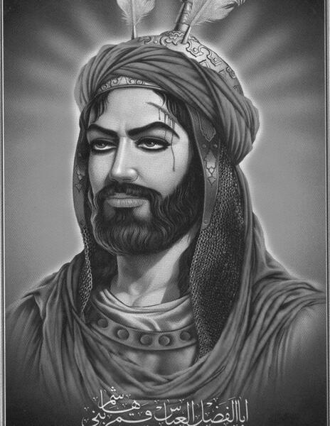 عکس سیاه قلم امام حسین