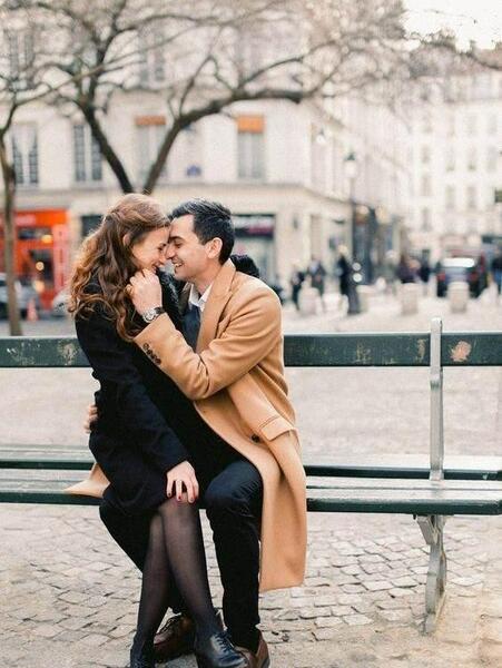 عکس دختر و پسر عاشقانه روی هم