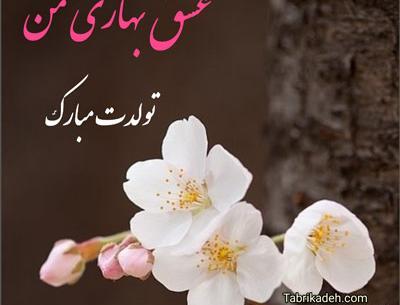 عکس عاشقانه تولدت مبارک مرد من
