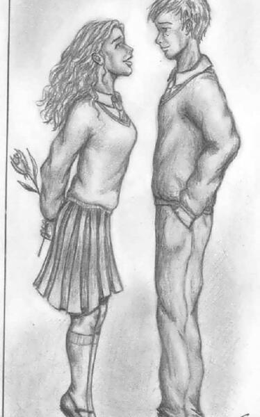 عکس عاشقانه نقاشی شده