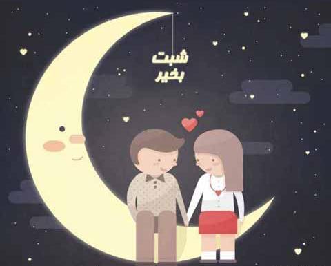 عکس عاشقانه شب بخیر دونفره