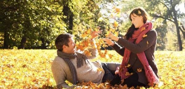 عکس عاشقانه پاییز دونفره