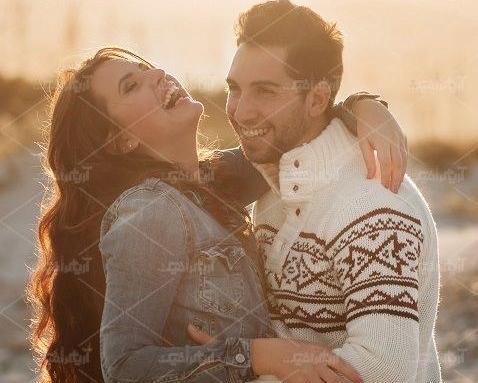 عکس عاشقانه دختر پسر تو بغل هم