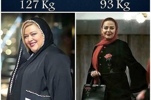 عکس های لاغری نعیمه نظام دوست