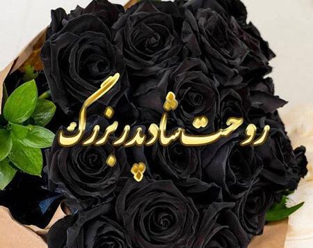 عکس نوشته تسلیت پدربزرگ همسر